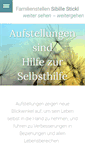 Mobile Screenshot of familienstellen-stickl.de