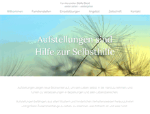 Tablet Screenshot of familienstellen-stickl.de